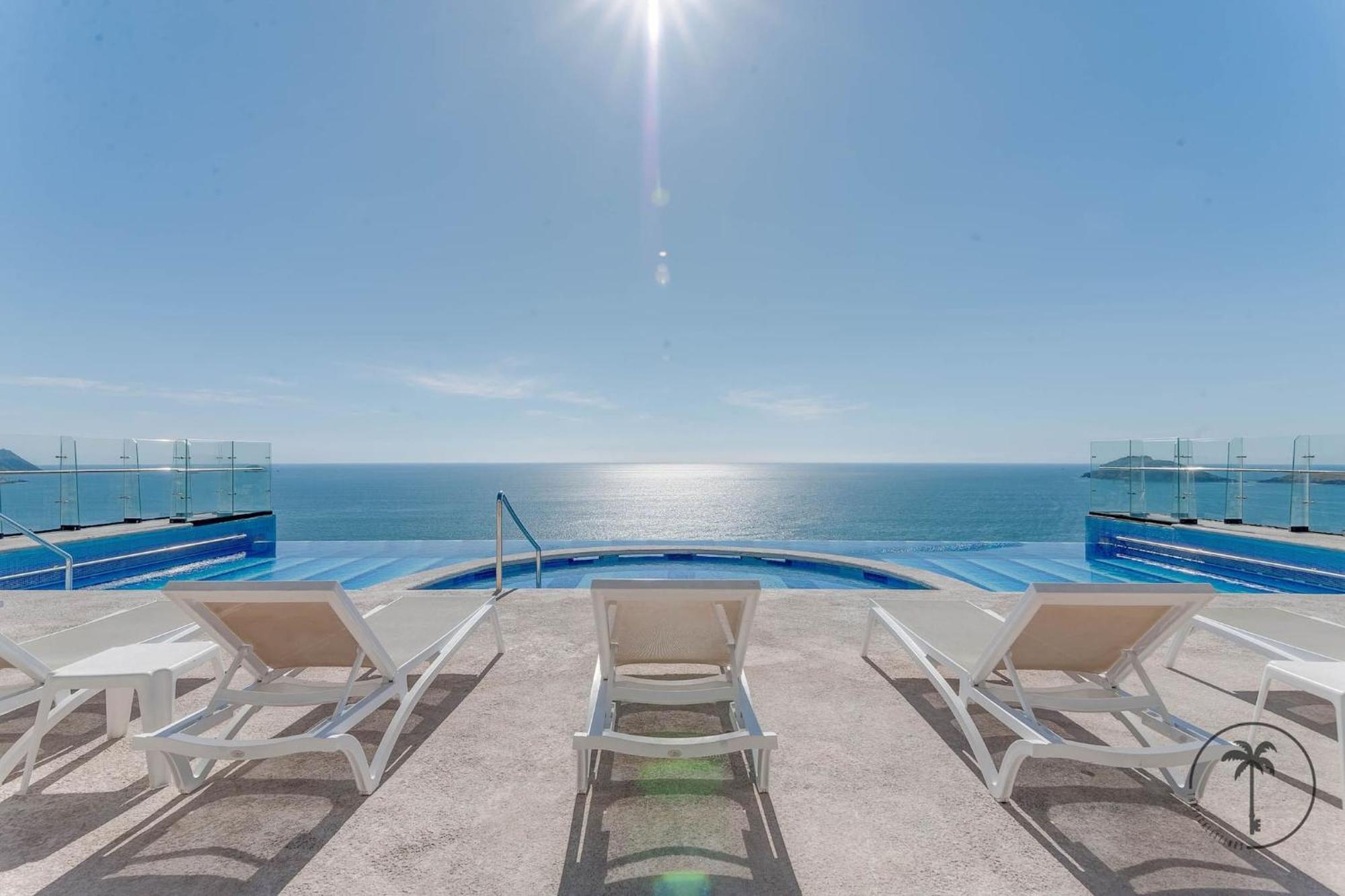 Terraza Con Vista Al Mar Y A Atardeceres Διαμέρισμα Mazatlán Εξωτερικό φωτογραφία